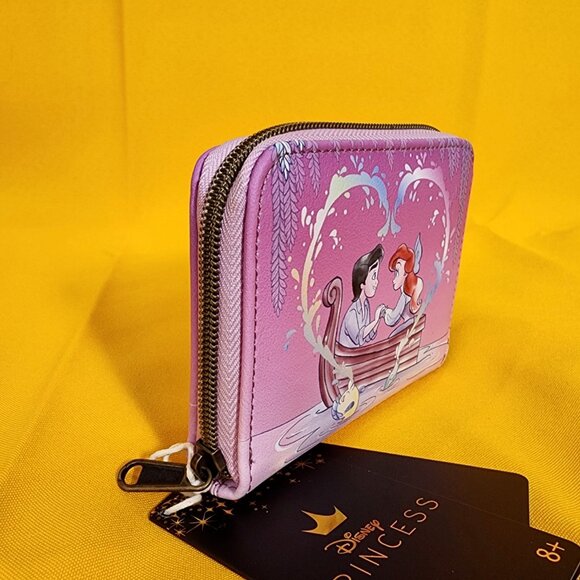 Loungefly Disney Princess Ariel & Eric Kiss The Girl the Little Mermaid Wallet - Picture 3 of 12
